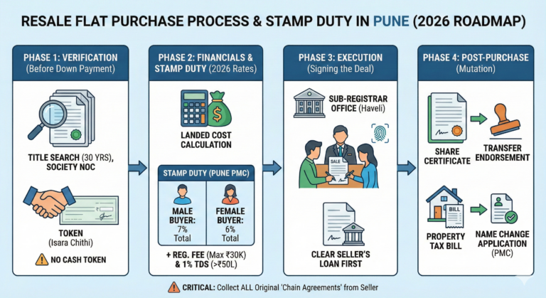 Buying a Resale Flat in Pune? What is the Process & Stamp Duty?